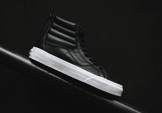 Vans Sk8 Hi Reissue Zip Premium Leather Black 2