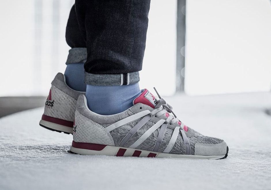 This OG adidas EQT Running Shoe Gets A Lux Snakeskin Upgrade