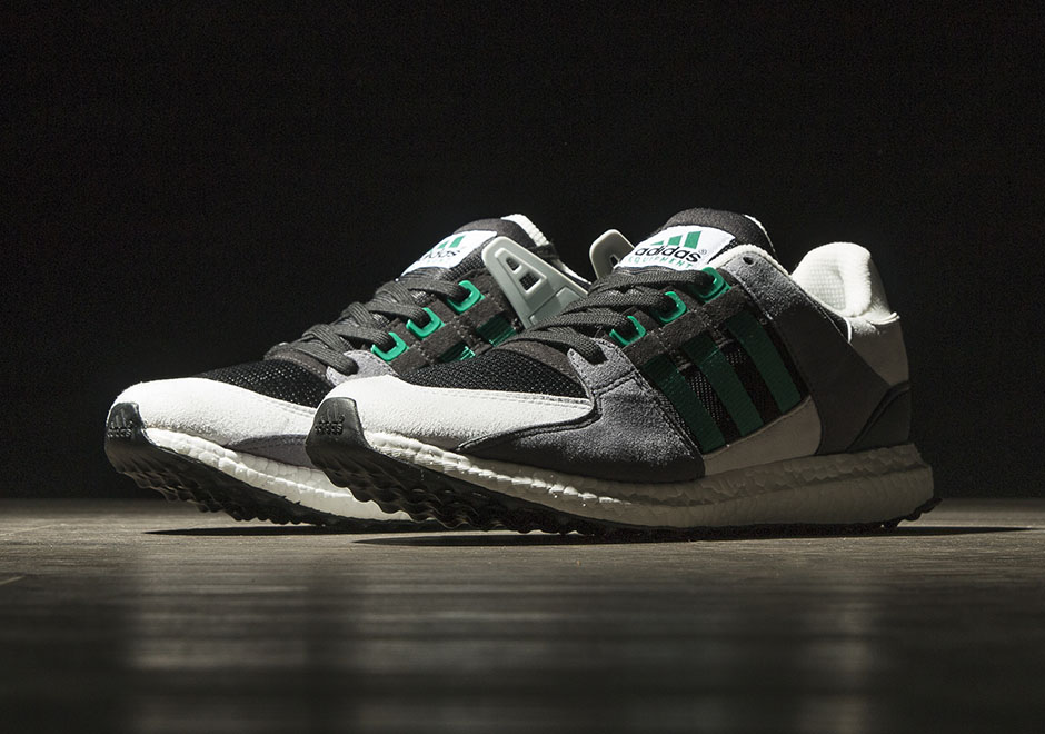 Adidas Eqt Support 93 16 Boost Black White Green 3