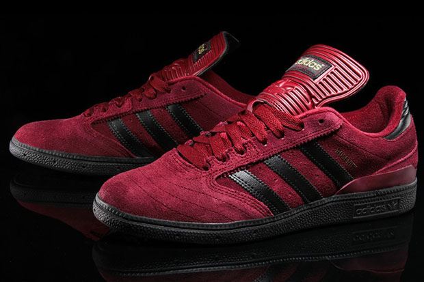 Adidas Skateboarding Busenitz Burgundy Black 3