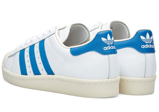 Adidas Superstar White Dark Royal 3