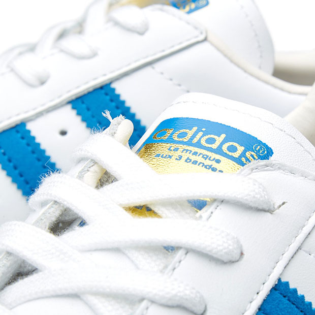 Adidas Superstar White Dark Royal 4