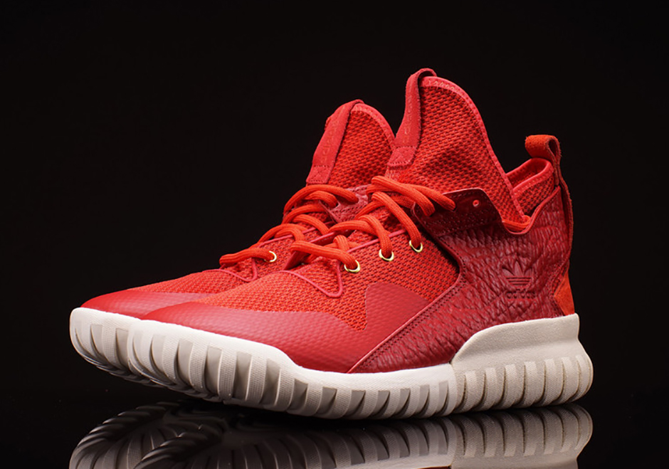 Adidas Tubular Chinese New Year Collection Red Gold 05