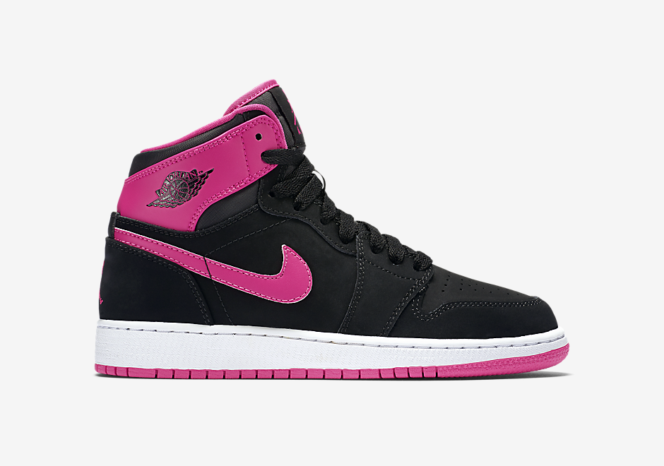 Air Jordan 1 High Gg Black Pink Flash 2