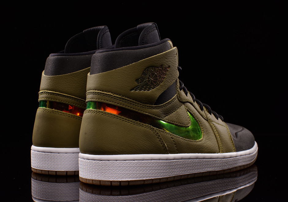 Air Jordan 1 High Nouveau Flight Khaki Black Gum 03