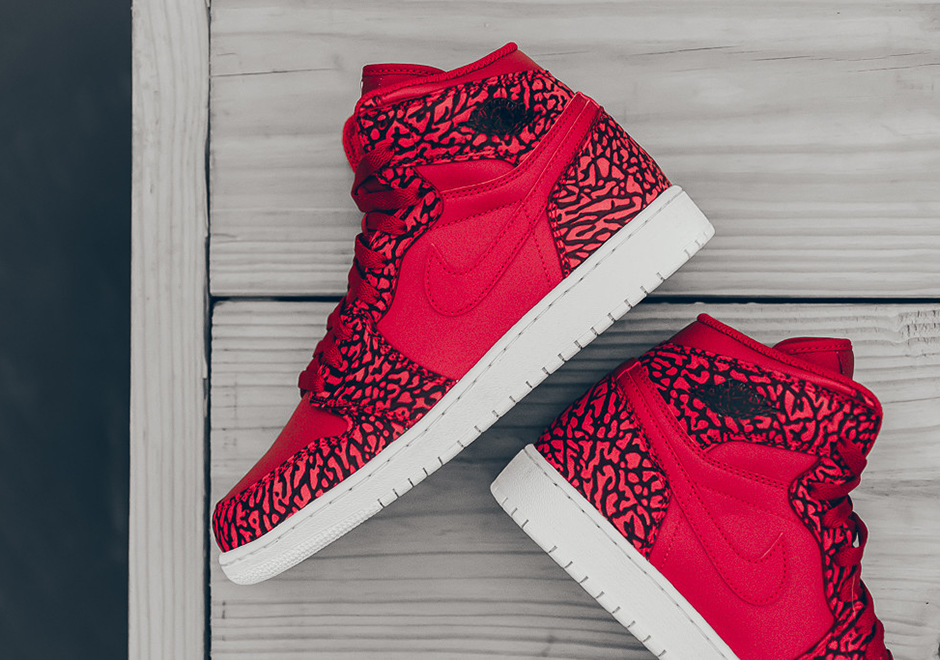 The Air Jordan 1 High "Red Elephant" Is Available