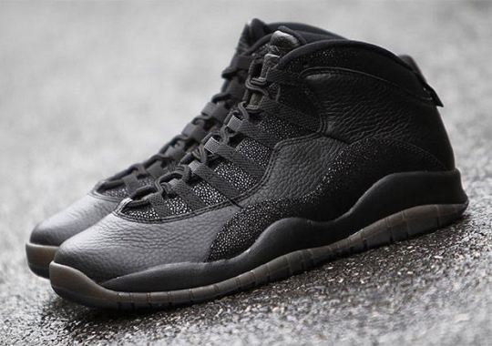 The Air Jordan 10 “OVO” Is Back In Black