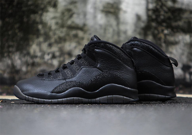 Air Jordan 10 Ovo Black Detailed Images 03
