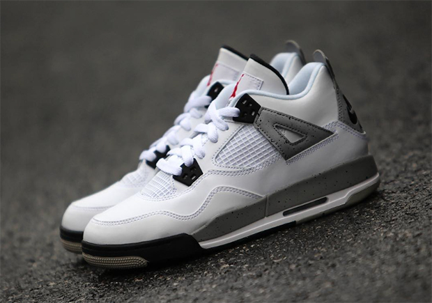 Air Jordan 4 White Cement Nike Air Kids Sizes 03