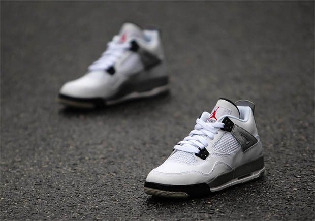 Air Jordan 4 White Cement Nike Air Kids Sizes 05