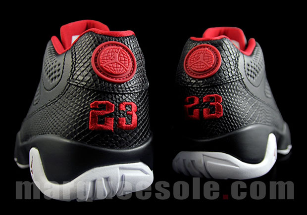 Air Jordan 9 Low Black Snakeskin 3