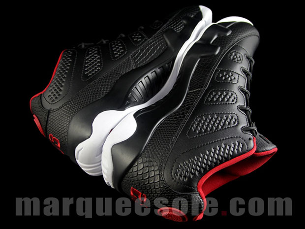 Air Jordan 9 Low Black Snakeskin 6