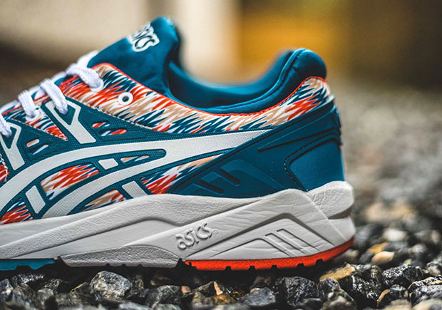 Asics Gel Kayano Trainer Evo Blue Orange Graphic 4