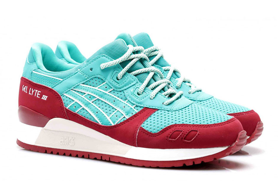 Asics Gel Lyte Iii Burgundy Mint 2