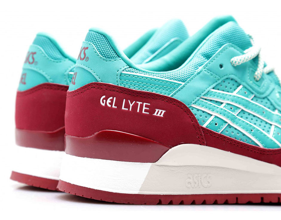 Asics Gel Lyte Iii Burgundy Mint 3