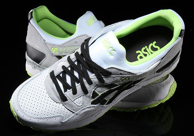 Asics Gel Lyte V Neon White Grey Black 4