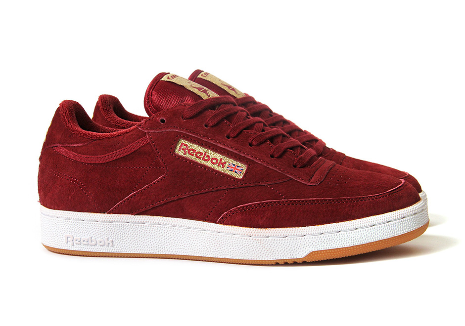 Concepts Reebok Club C Red Suede