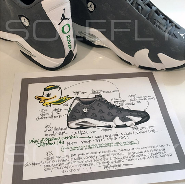 Jordan 14 Oregon Ducks 330 Pairs 3