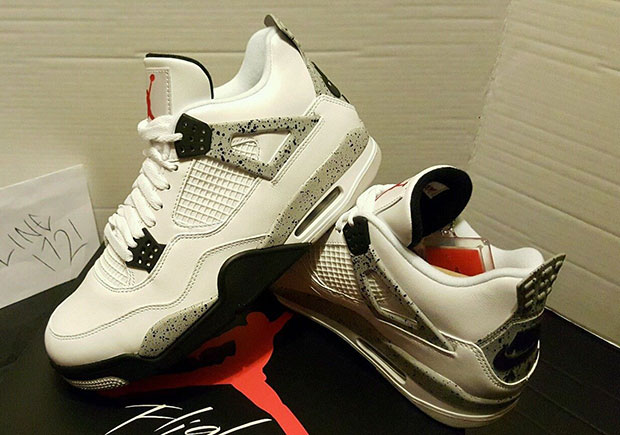 Jordan 4 White Cement Nike Air February 2016 1