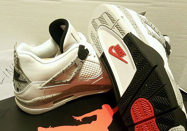Jordan 4 White Cement Nike Air February 2016 3