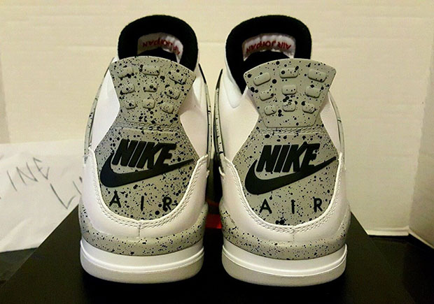 Jordan 4 White Cement Nike Air February 2016 5