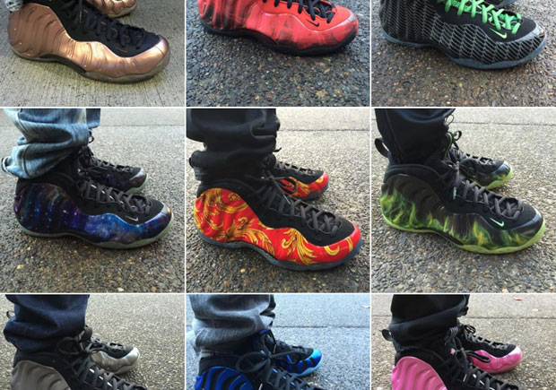 A Jordan Brand Employee Wore Nearly Every Single Foamposite In History