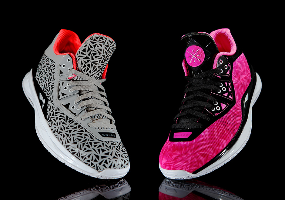 Li-Ning Way of Wade 4 in "Birthday" and "Origami" Colorways For january