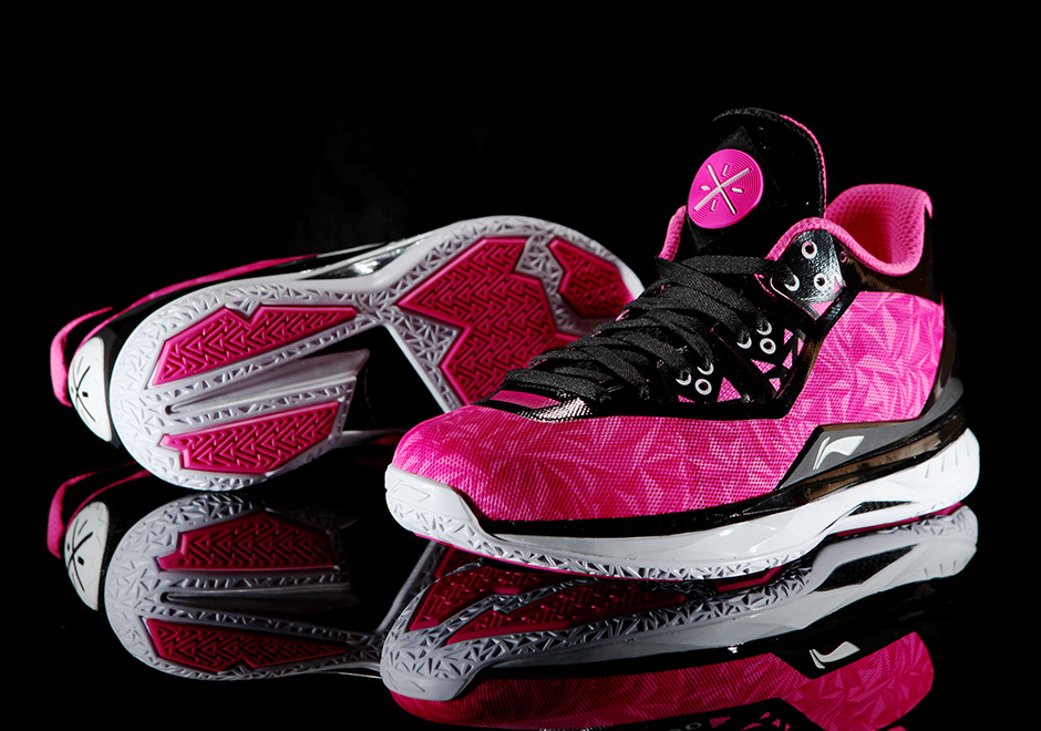 Li Ning Way Of Wade 4 Pink Origami 1