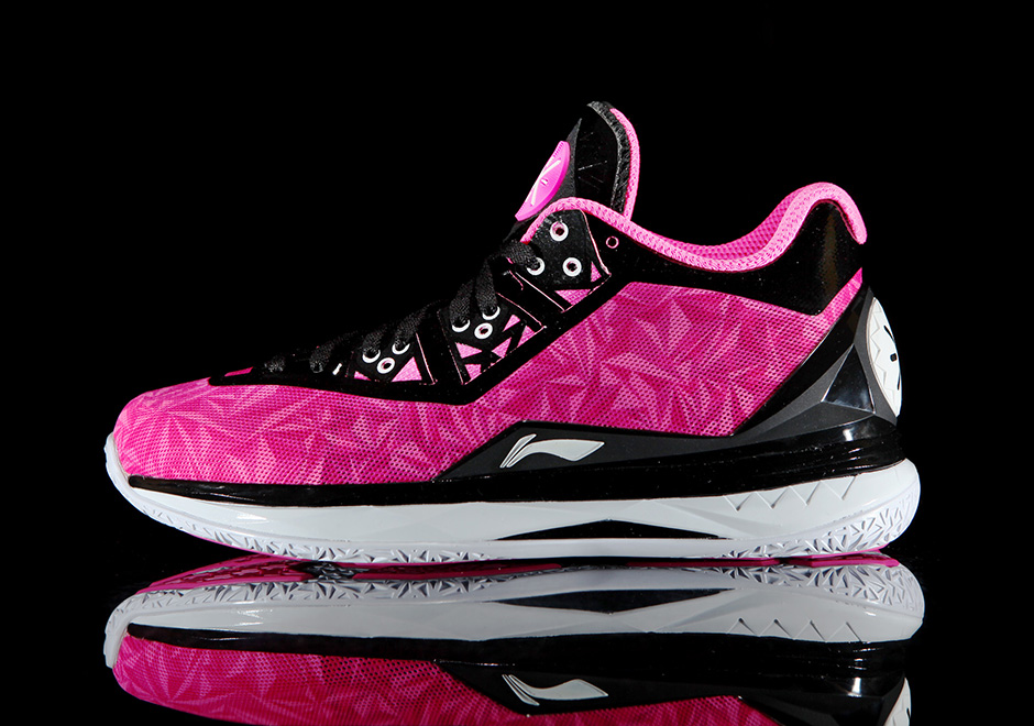 Li Ning Way Of Wade 4 Pink Origami 2