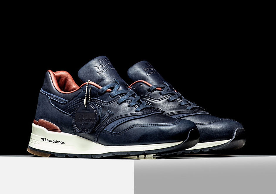 New Balance 997 Bespoke Horween Navy 1