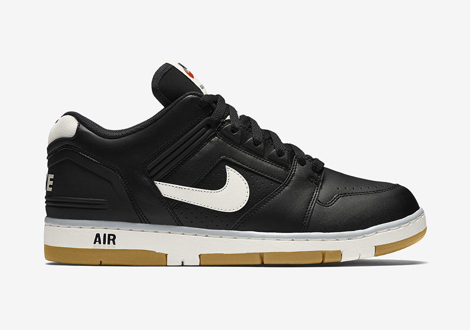 Nike Air Force Ii Low Black Gum 2