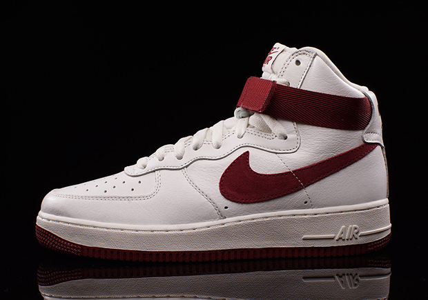 Nike Air Force 1 High Qs Team Red 02