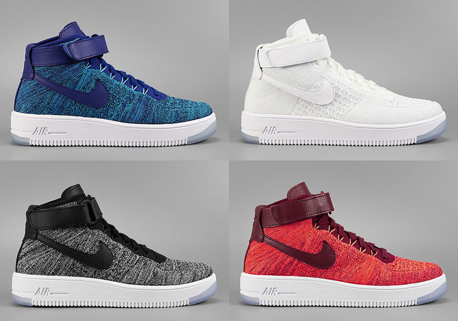 Nike Air Force 1 Mid Flyknit Upcoming 4 Colorways 01