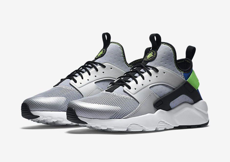 Nike Air Huarache Ultra Royal Scream Green Pure Platinum 1