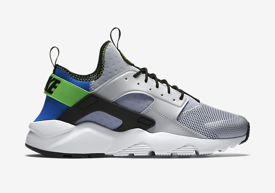 Nike Air Huarache Ultra Royal Scream Green Pure Platinum 2