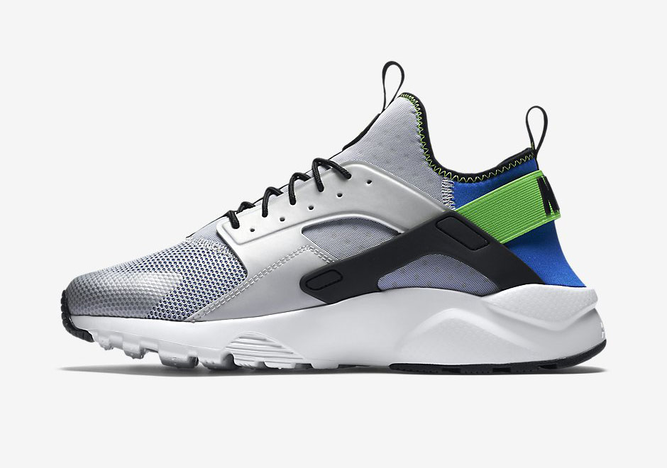 Nike Air Huarache Ultra Royal Scream Green Pure Platinum 3