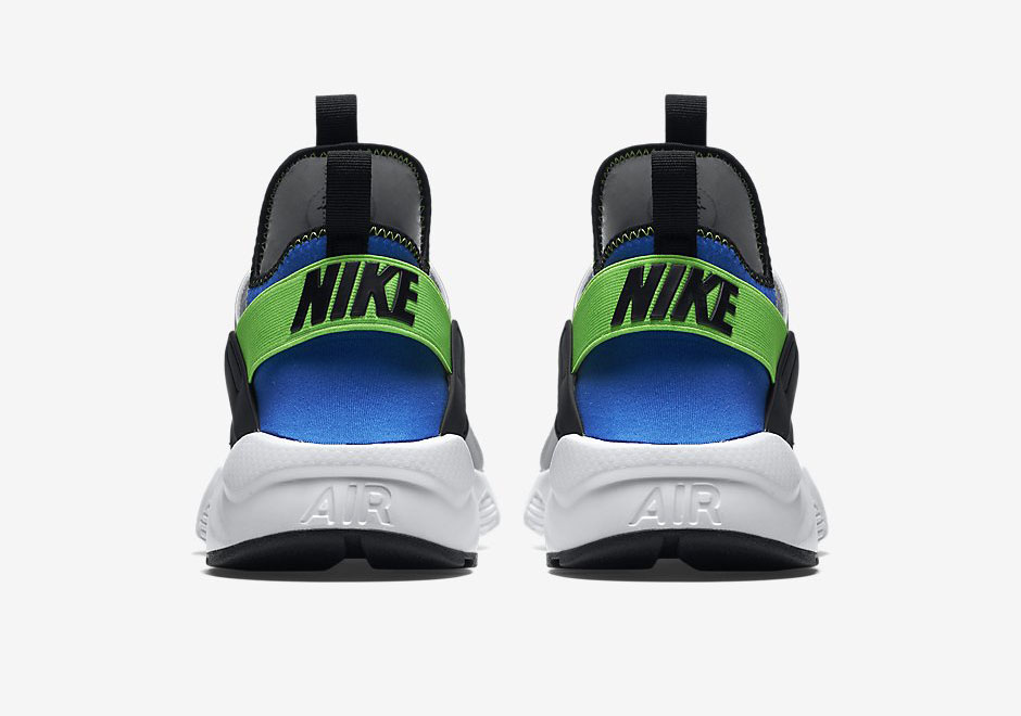 Nike Air Huarache Ultra Royal Scream Green Pure Platinum 5