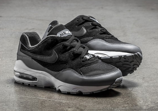 Nike Air Max 94 Black Suede And Leather Retros 04