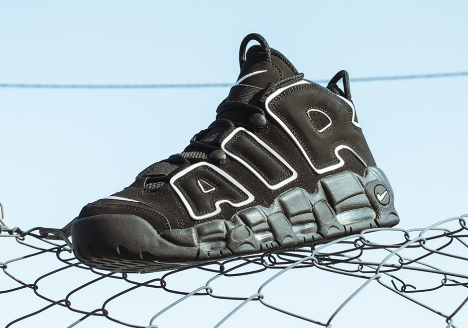 Nike Air More Uptempo Black White 2016 Release