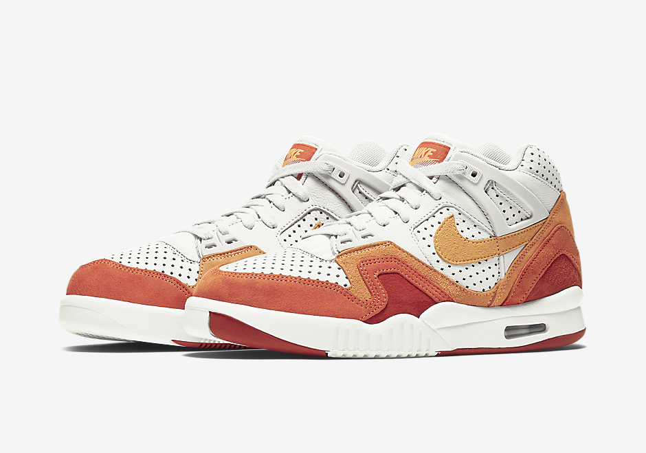 Nike Air Tech Challenge Ii Light Brown Laser Orange Cinnabar 1