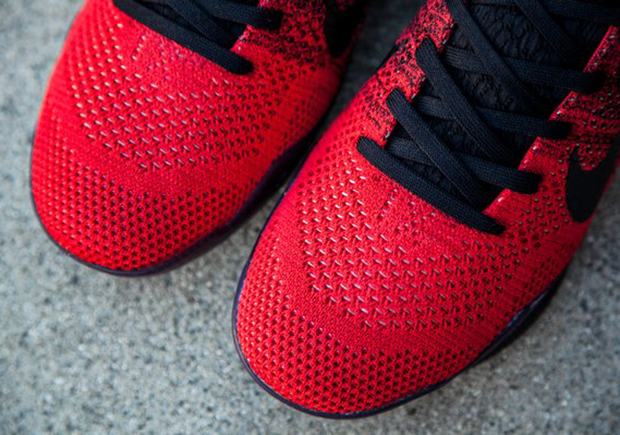 Nike Kobe 11 Achilles Heel Red Flyknit 03