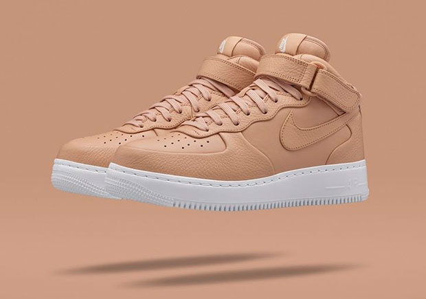 NikeLab Brings Back Premium Air Force 1 Mids In Vachetta Tan