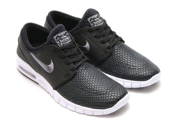 Nike Sb Stefan Janoski Max Leather Black Scales 1