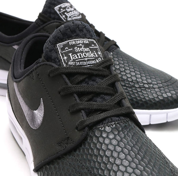 Nike Sb Stefan Janoski Max Leather Black Scales 4