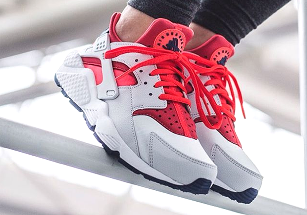 Nike Wmns Air Huarache Run 634835 013 Birght Crimson Pure Platinum 2