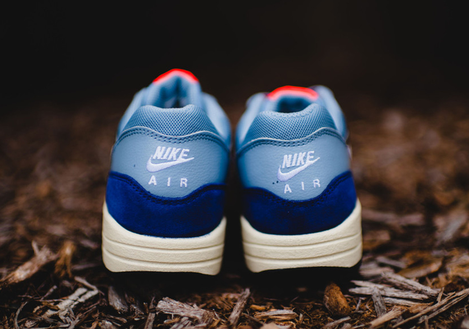 Nike Wmns Air Max 1 Blue Grey White Crimson 05