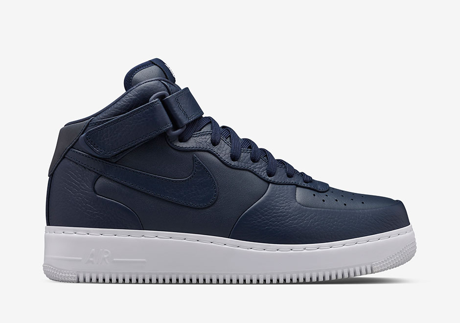 Nikelab Air Force 1 Mid Obsidian White 3