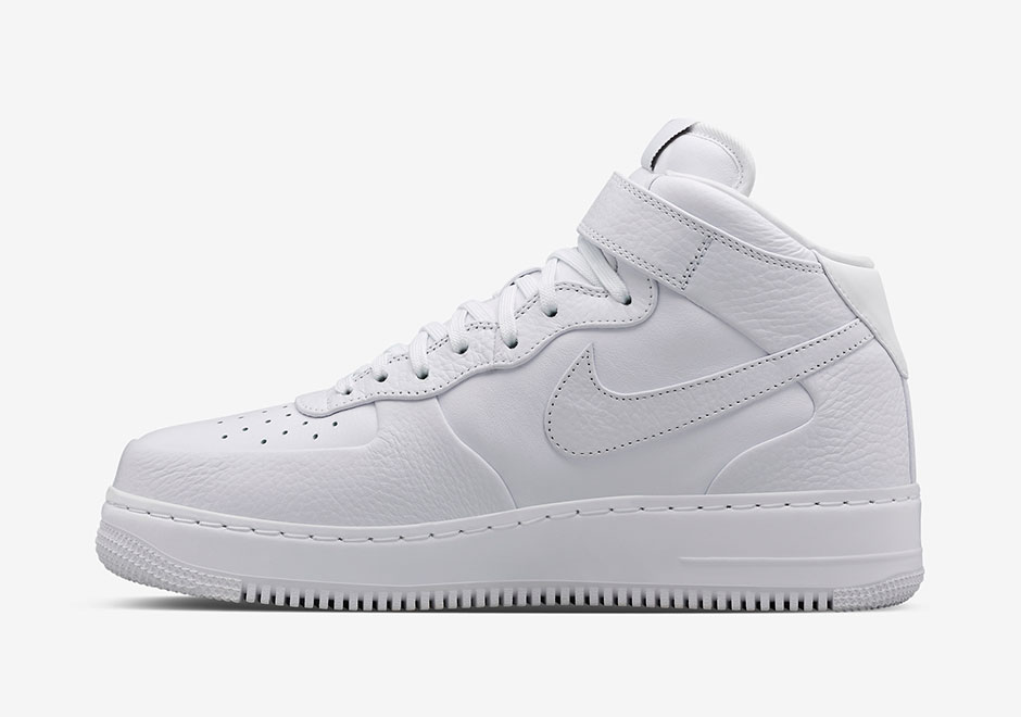 Nikelab Air Force 1 Mid White White 3