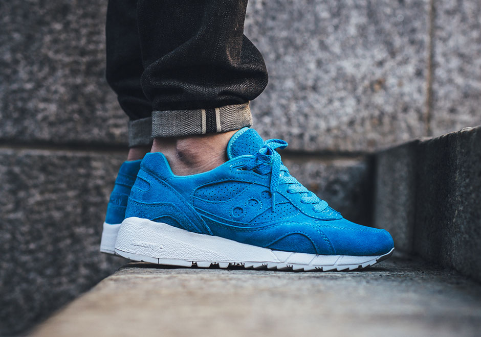 Saucony Shadow 6000 Tonal Suede Blue 1