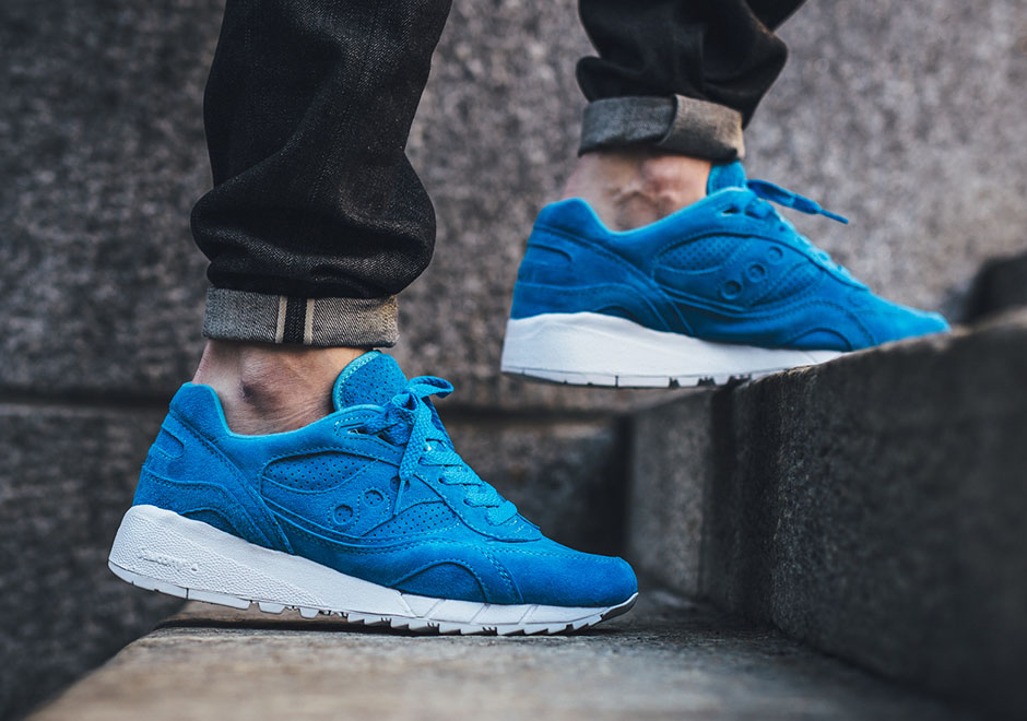 Saucony Shadow 6000 Tonal Suede Blue 3